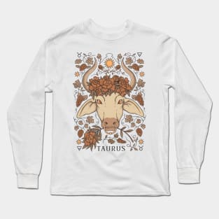 Taurus, The Bull Long Sleeve T-Shirt